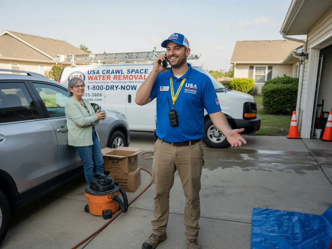 Crawl Space Water Removal Cecil, GA FAQs